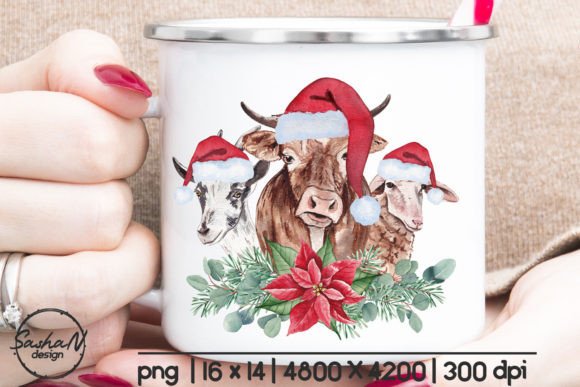 Christmas Farm Animals Sublimation Review