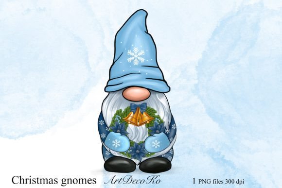 Christmas Gnome, Png Gnome: Seasonal Illustrations for Editors