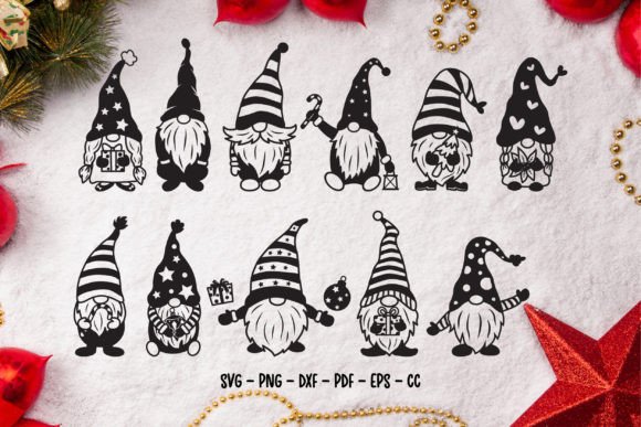 Christmas Gnome Svg Bundle, Gnome Svg Review for Illustrations