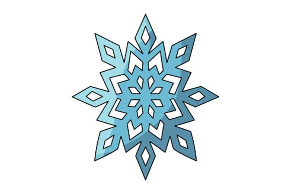 Christmas Snow Ice Vector Illustration for Modern Blog Graphics