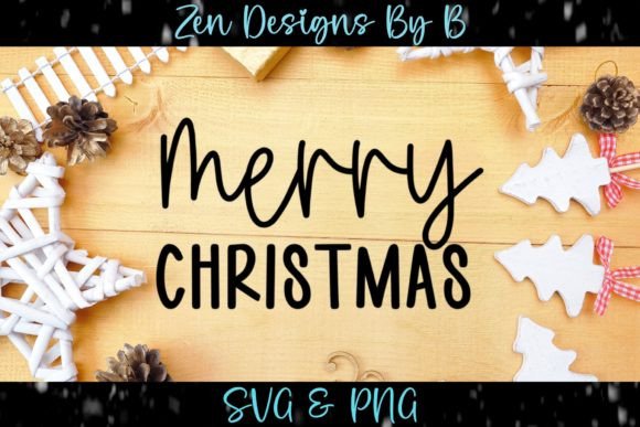 Merry Christmas Graphic and Illustrations for Real Crafts