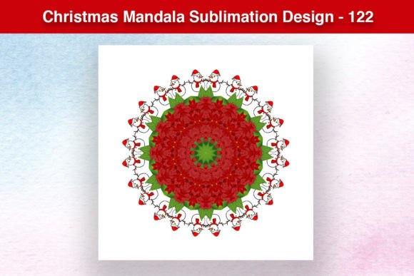 Merry Christmas Mandala Sublimation -122 Review