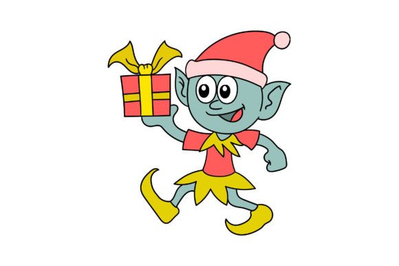 The Goblin Goes to Christmas Celebrating Illustrations